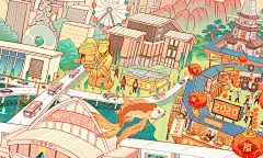远方都市_梁海强_插画图片-致设计