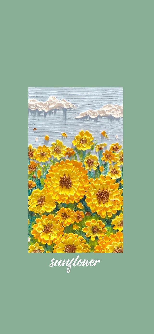 精选立体感油画风壁纸，像春色一样温柔养眼