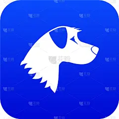 蓝色,狗,计算机图标,数字化显示,兽医,形状,可爱的,概念,性格,友谊