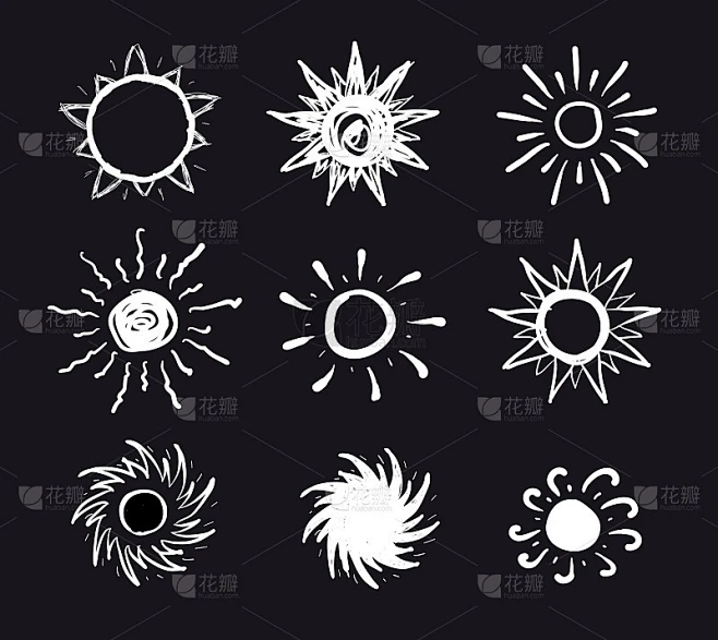 Sun绘制的矢量图标图片_其他图片图片素材-花瓣网