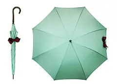 可爱蝴蝶结长柄雨伞/韩国公主长柄伞 蘑菇伞 薄荷色