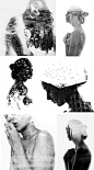 Double Exposure Portraits #photography #art #portraits: Double Exposure Photography, Portrait Photography, Art Photography, Black And White, Exposure Portraits, Photography Portraits, Portraits Photography, Photography Trends, Photography Art