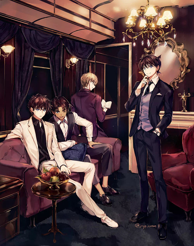 名侦探柯南四大美男