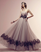 alessandra rinaudo sposa 2014 rosaria strapless color wedding dress lace accents