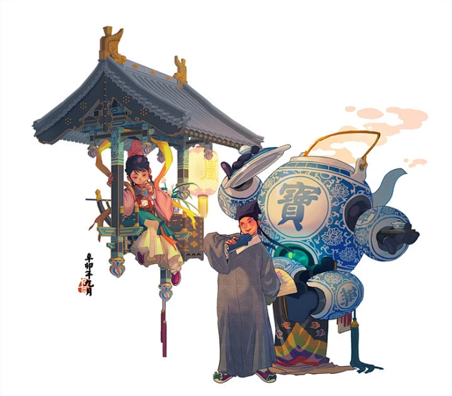 新人发些作品 - CG插画—CG Illustration - 原画人CG艺术家联盟-花瓣网