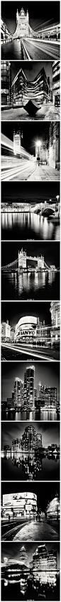 旅行摄影大师【旅行摄影佳作：伦敦黑白夜景】伦敦奥运会正如火如荼的进行着，现分享一组伦敦黑白夜景，由波兰摄影师Martin Stavars所创作，他喜欢以长时间曝光的方式拍摄黑白的海洋、自然以及城市景观。