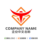 字母T标牛LOGO火锅LOGO