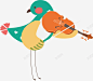 拉小提琴的小鸟矢量图 免抠png 设计图片 免费下载 页面网页 平面电商 创意素材