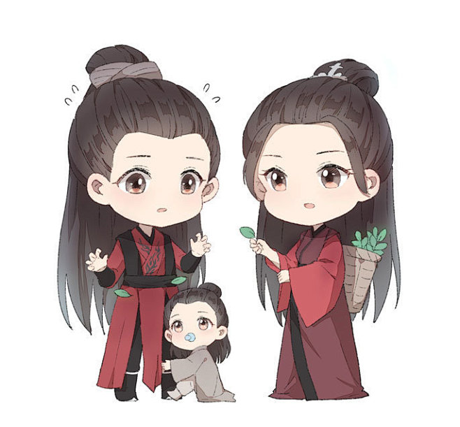 终于画完了这张魔道全家福~（作者：@师绘...