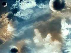 震撼 地球 桌面壁纸 星际 背景图片 太空 电脑壁纸  史诗 宇宙 高清手机壁纸  爆炸 火焰 星球 小行星 撞击地球 