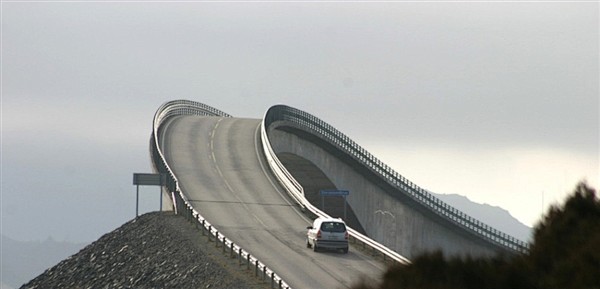 这是世界最美最险的一条公路：桥梁陡如断崖