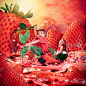 Children Riding Strawberry Fruit Landscape by Angela Waye on 500px