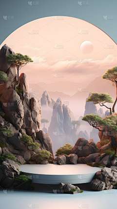 直播间背景-花瓣网|陪你做生活的设计师 | 台场景背景