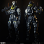 Call of Duty: Black Ops 3 - REAPER, Peter Zoppi : These are a variety of body models and texture skins for the Reaper from Black Ops 3.  I was responsible for High Poly Modeling, Low Poly Modeling, UV Layout, Normal Baking and Texture Painting.