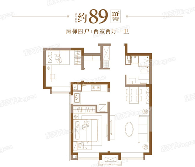 专题 - 平面 - 二房户型 @TOP人居 (83)