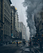 城市摄影师Mike Szpot镜头下的街头，像极了电影里的哥谭市。
ins：illkoncept O网页链接 ​​​​