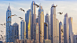 General 1920x1080 architecture building skyscraper cityscape United Arab Emirates Dubai birds flying
