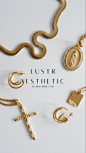 ere at Lustr Aesthetic, we aim to enhance your unique styles through our carefully curated pieces. Offering you jewelry made of Stainless Steel plated with 18K gold. Perfect for everyday wear! .