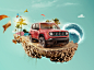 Jeep World : Digital art for the amazing brand Jeep