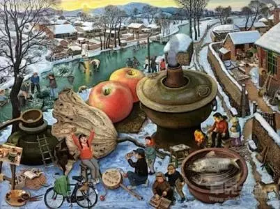 【油画家陈树中油画作品欣赏】—— 《野草滩,端午粽香》 -花瓣网