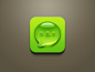 Droplet + air bubbles SMS icon [PSD available]