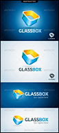 的GlassBox标志设计模板|平面设计