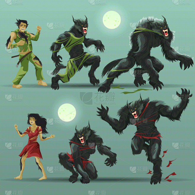 女人,狼人,男人,秘密,请柬,十月,暗色,怪异,午夜,布置