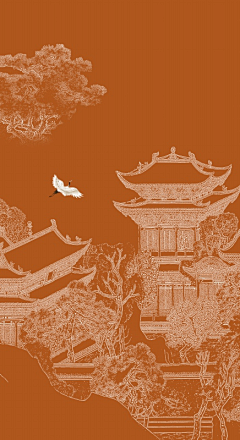 mejoqZyo采集到线描亭台楼阁