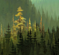 Detail from a visdev painting for Open Season.  #sonypicturesanimation #openseason #painting #wilderness