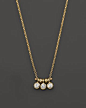 Zoë Chicco 14K Yellow Gold and Diamond Bezel-Set 3 Necklace, .15 ct. t.w. | Bloomingdale's