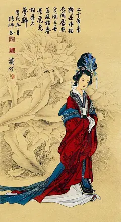 天天漫画网：画家陈彦娥《 梨花一枝春带雨 》