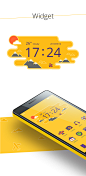 乐檬K3手机APP设计主题/设计欣赏#黄色卡通系列##520设计网# #UI设计# #APP设计# #平面设计# #网页设计# #名片设计# http://sj520.cn 