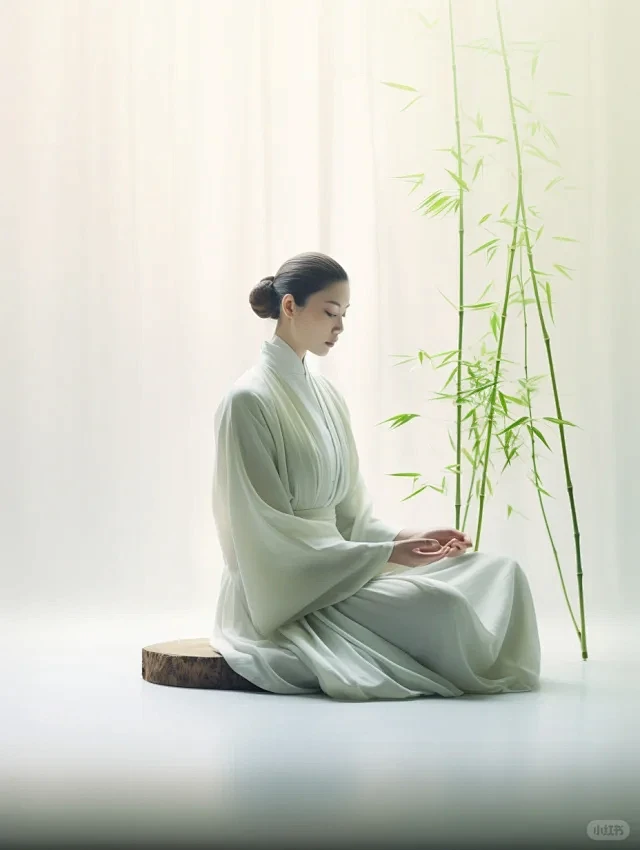 Midjourney ai 人像摄影 国风禅意 静心 - 小红书-花瓣网