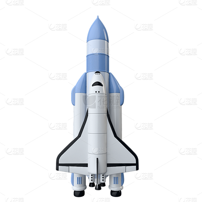 C4D-3D航空航天天文元素-飞船3