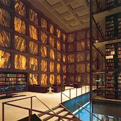 AD 经典：拜内克古籍善本图书馆,© Ezra Stoller/Esto