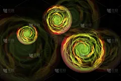 多元宇宙黑洞3D插图