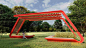 SU020现代构筑物创意景观异形廊架亭子公园广场园林示范区SU模型-淘宝网