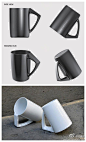#LIVEPORT•Design#40度倾斜杯——2012德国红点概念奖。设计师巧妙利用杯子手柄解决了刷洗后杯子沥水的日常烦恼。
