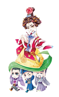 古米朵采集到【素材】古代Q版