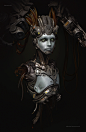 Medusa Gorgon, Nikolay Demencevich : Hello! We decided to record a video on how to make concepts for speed (#IZIART) using ready-made assets. It was a pleasure to work with Kitbash from Vitalik! Kitbash is very beautiful, I did almost nothing. Modeling 8