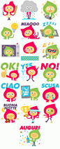 Line Stickers - Best Friends For Life on Behance