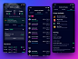 Boxiz App - Live Scores nfl teal tabs mobile app design mobile app score table game design sports app circular font dark ui dark mode ui design app design ios app store game uiux ux ui