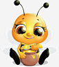 喝蜂蜜的蜜蜂png免抠素材_新图网 https://ixintu.com 喝蜂蜜的蜜蜂 矢量图 蜜蜂