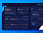 RazorpayX：Dashboard分析激励人心的颜色品牌ux ui新的黑暗主题体验未来的银行仪表板
