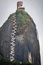 659 steps to the top: The Guatape Rock in Colombia: 