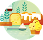 City Guides : editorial project, food design, city guide