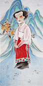【女画家曾红作品欣赏】
——《初春》 宣纸 68cm×133cm 2011年作品
