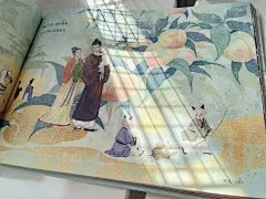 《诗经》美绘本展示_南山归鱼的插画作品_涂鸦王国_原创绘画平台