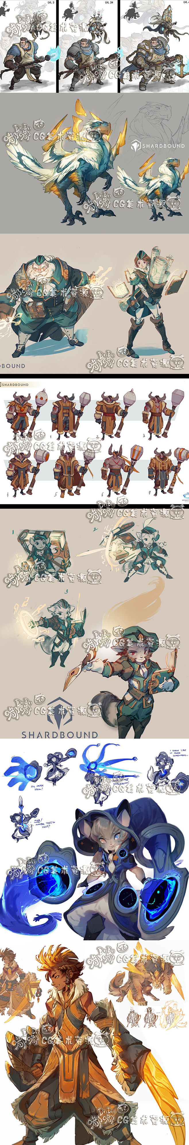 157 游戏原画 美术集 设计参考 CG...