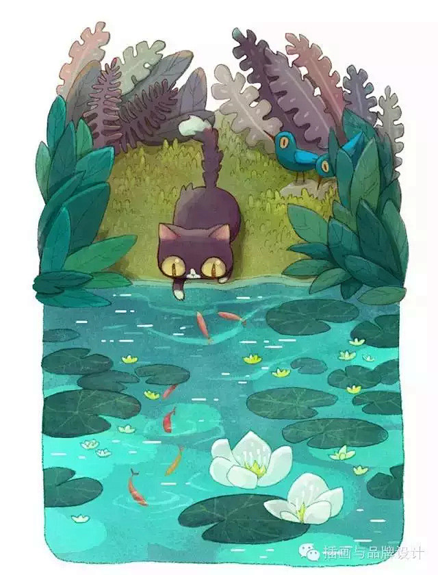 I&B插画丨一个关于猫咪的故事，画家Al...